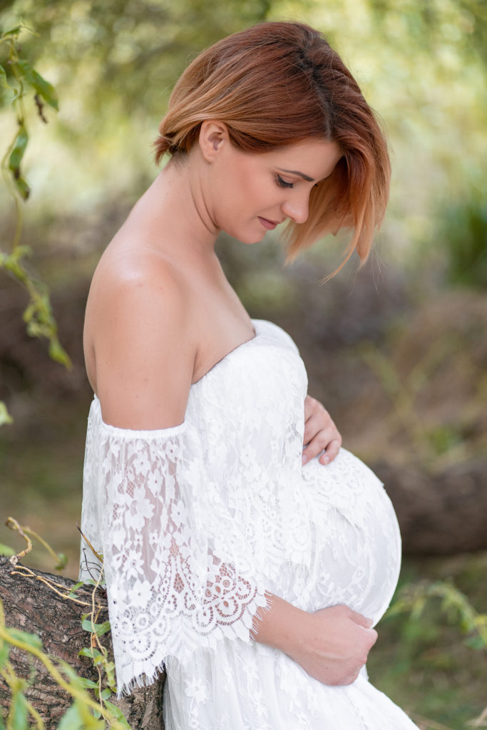 Sesja ciążowa, fotografia ciążowa brzuszkowa rodzinna