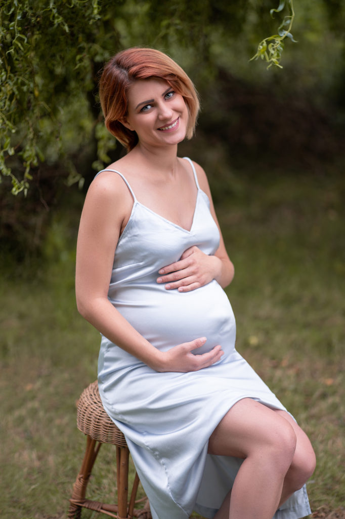 Sesja ciążowa, fotografia ciążowa brzuszkowa rodzinna